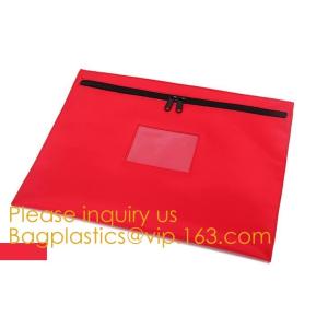 Black Briefcase Style Locking Document Bag Bank Locking Security Deposit Bags