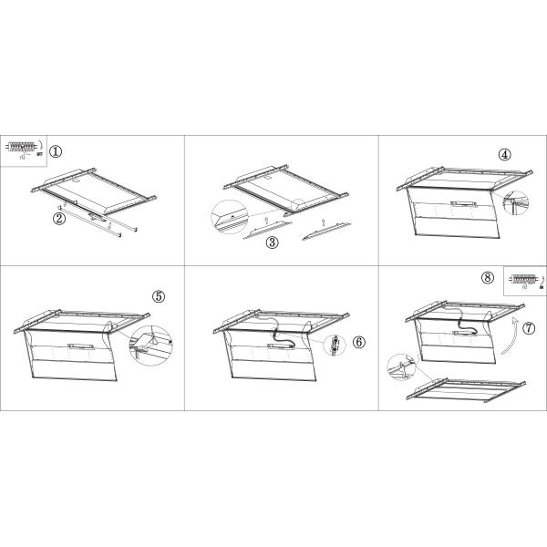 DLC5.1 Power Selectable 2x2 2x4 LED Troffer Lights Surface Mounted