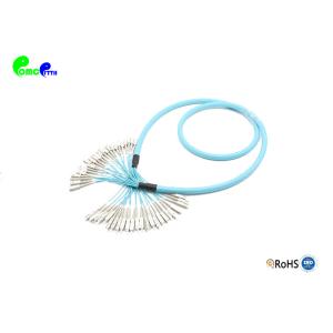 OM3 24F Pre - terminated Trunk Cable 50 / 125μm SC UPC Fanout 2.0mm Fiber Optic