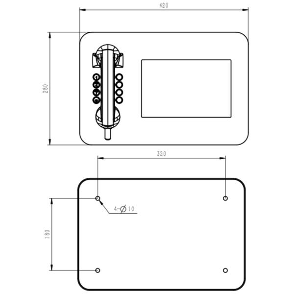 OEM Robuste Hook Switch Telephone 1