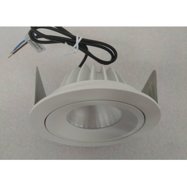 Waterproof 15 Watt Tiltable LED Recessed Downlight 60D Beam Angle