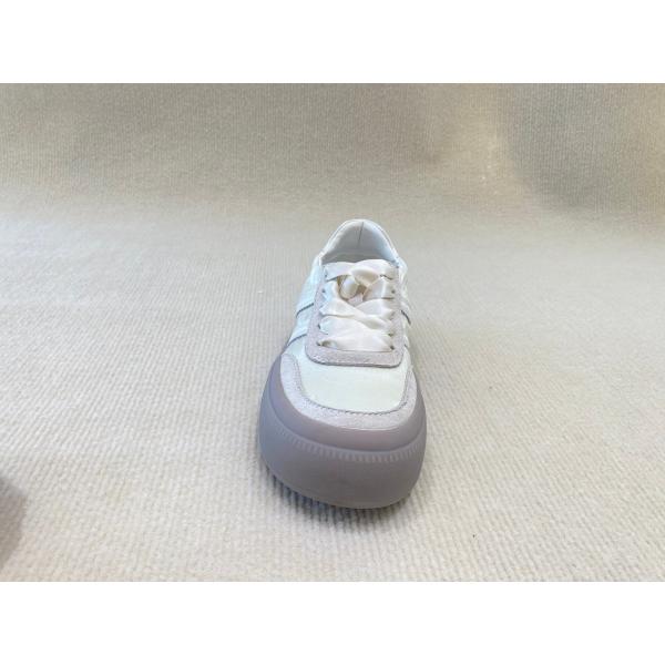 ODM White Satin Espadrilles Sneakers Soft Soled And Fashion Silk Ribbon