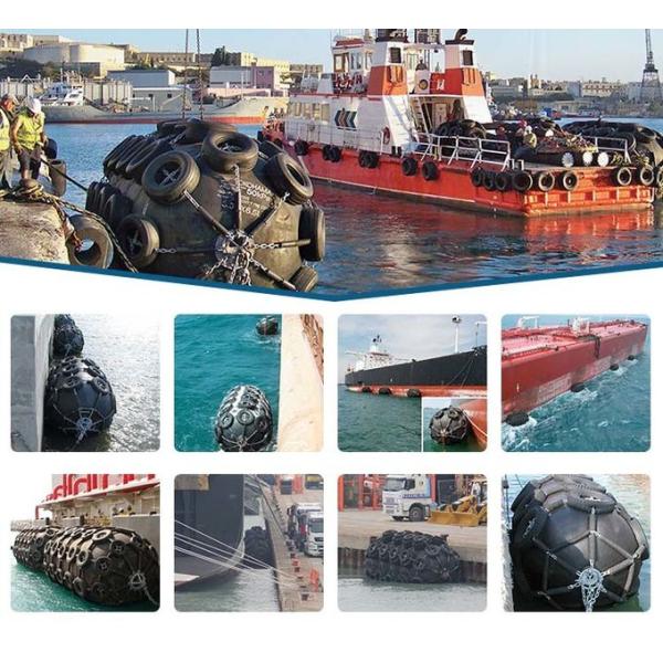 Floating Port Pneumatic Rubber Fender Of Shipyard For Port To Protection Ship 2