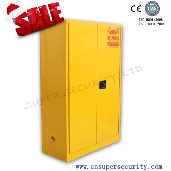 Quality Lab Safety Flammable Storage Cabinet With New Paddle Lock Liquid-tight Containment Sump wholesale
