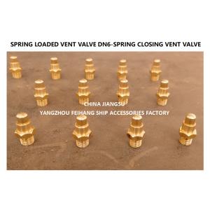 DN6 Spring Loaded Vent Valve with Threaded End Compliant with CB/T3778-1999