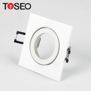 Adjustable Mr16 Aluminium Ceiling Downlight Square Recessed White