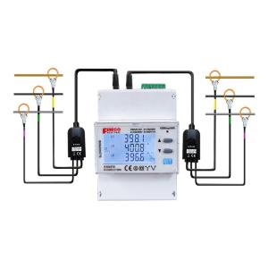 100mm x 72mm x 68mm EM4374 Multi Channel Energy Meter Rogowski Coil Meter Power
