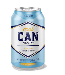 Unpainted Empty Standard Metal Beer Can 330Ml With Lids