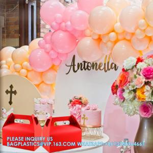 Party Favor Treat Boxes, Goodie Boxes, Gable Paper Gift Boxes With Handles.