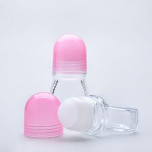 Clear Transparent Empty Glass Rollerball Bottles With Plastic Roller Ball
