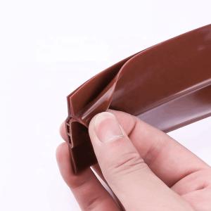 TPE Material Door Draft Guard Door Bottom Seal Strip in White Brown Black for
