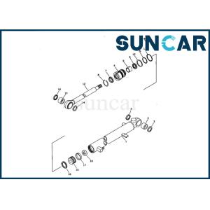 China 707-00-50670 Arm Cylinder Sealing Kit Komatsu PC05-6 Seal Repair Kit Mini Excavator Replacement on sale