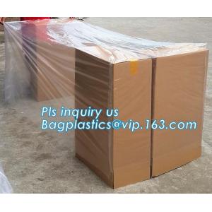 Heavy Duty Extra Big Jumbo Clear Poly Bags For Pallet Covers, Plastic Material and PE Plastic Type reusable pallet cover