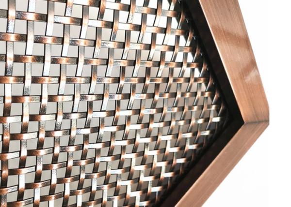 Quality Surface Finished Services Architectural Woven Wire Mesh With Pattern Design wholesale
