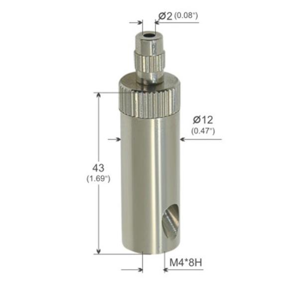 Quality Female Thread M4*8H Nickel Surface Wire Cable Grips Accessories YW86059 wholesale