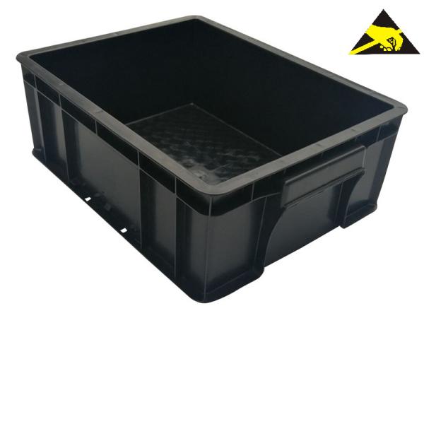 Esd Plastic Box Cleanroom Black Plastic Circulation Safe Box Esd Pcb Trays Esd