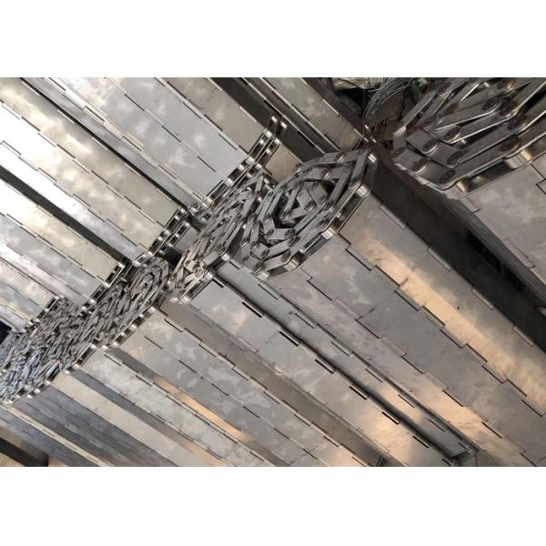 Heavy Duty Chain Plate Conveyor Belt , Conveyor Belt Wire Mesh Paper Product Conveying