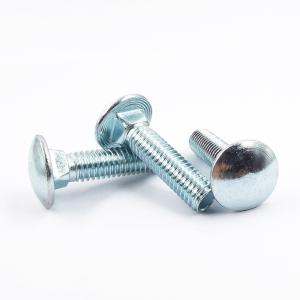 Handan Fastener 's DIN603 Carriage Bolt with ZINC Plated Finish and ISO9001