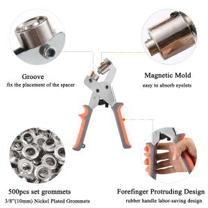 Lightweight Grommet Tool Kit Multifunctional Portable Durable