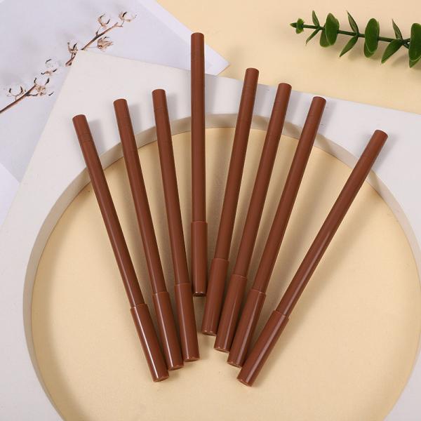 Custom color logo printed plastic empty lip liner tube package container slim