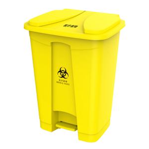 50L Recycling small pedal-powered hospital plastic dustbin plastic bin