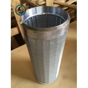 Various Material Deep Well Screen , well water screen Large Open Area