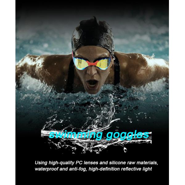 Polarized Swimming Goggles Customized Racing Swimming Goggles 17*5*7cm