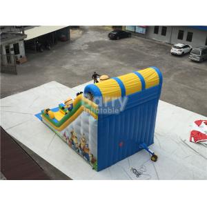 Commercial And Residential Small Kids Inflatable Slide With 0.5mm Pvc Tarpaulin