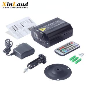 RGB 3 Lens DJ Disco Stage Laser Light Sound Activated Multiple Patterns