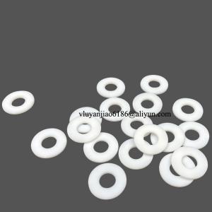 Cheap Customizable Chemical Resistant PTFE Parts , PTFE Seals Flat Gasket for sale