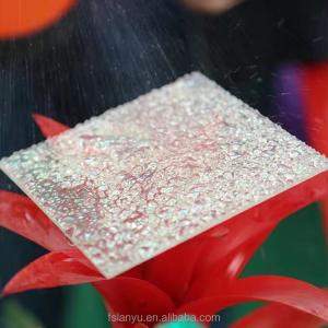 Fire Resistant PC Solid Sheet Building Plastic PC Embossed Sheet