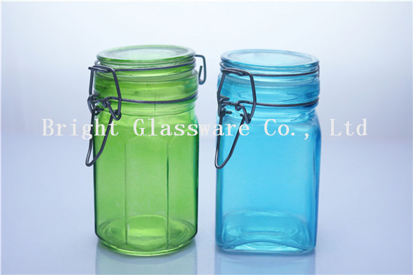 Quality machine pressed Glass Candy jar in Storage Bottles & Jars wholesale wholesale