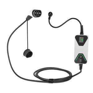 China Portable EV Charger Type 1 Type 2 Electric Car Charger 8A To 16A Adjustable EV Charging Station With Schuko Plug on sale