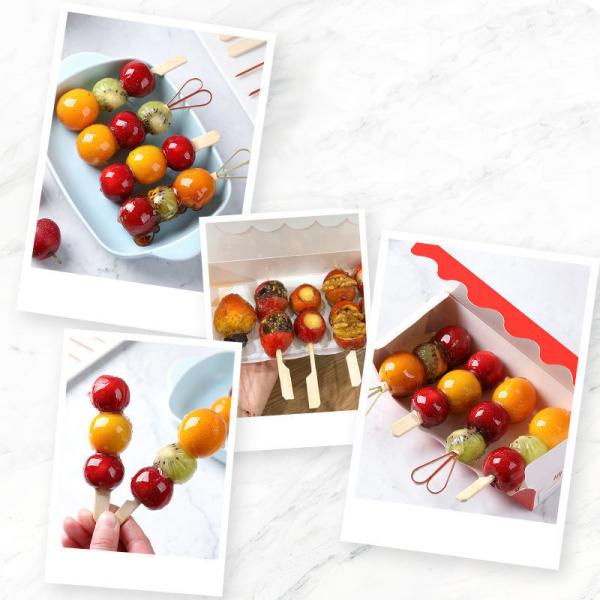 FSC Outdoor Biodegradable Disposable Tableware , Disposable Bamboo Paddle Skewers