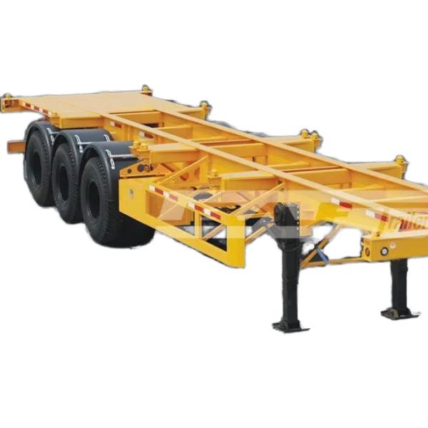 Quality 3 Axles High Quality Heavy Load Capacity Trailer Skeleton Parts Container Transportation wholesale