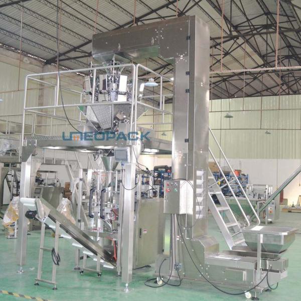 Automatic vertical crisps nitrogen potato chips weighing packaging machine