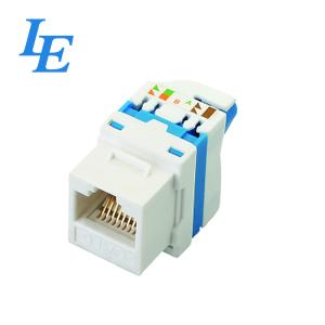 Cheap UTP TOOLLESS Network Keystone Jack Phosphor Bronze Material For Ethernet Network for sale