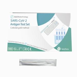 99% Accuracy Factory price SARS-CoV-2 Antigen Test Set Nasopharyngeal Swab 10