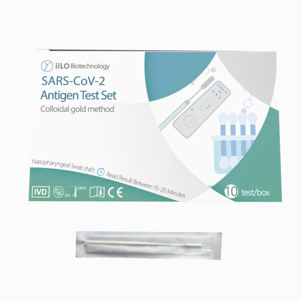 99% Accuracy Factory price SARS-CoV-2 Antigen Test Set Nasopharyngeal Swab 10