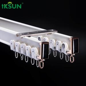 China 19ft Double Curved Curtain Track Aluminium Ceiling Mount Bendable on sale