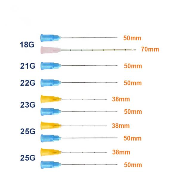 Filler Injection Micro Blunt Needle Cannula Syringe 27g 38mm