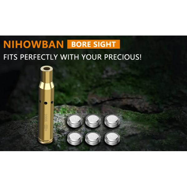 520nm Green Dot Bore Laser Sight Anodized Red Battery Included Cartridge