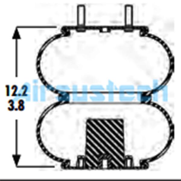 2B9-253 Low Noise Level Goodyear Air Spring W01-358-6945 Firestone Industrial
