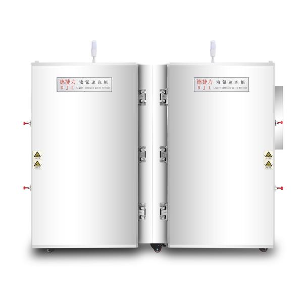 Quality 1200kg/H Cryogenic Tunnel Industrial Blast Freezer 5kw Minus 196C wholesale