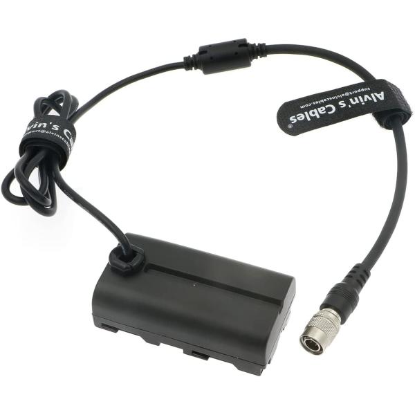 NP F550 Dummy Battery To Hirose 4 Pin Male Power Cable For Sony To Feelworld