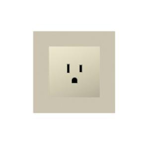 125V 15A Full PC America Power Socket Vertical Conjoined Frame