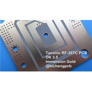 Taconic High Frequency PCB Built on RF-35TC 60mil 1.524mm With Immersion Gold