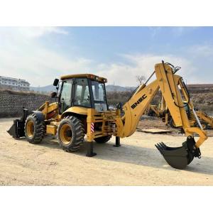 Wheeled ISO Certified Snsc 388 Loader 4X4 Backhoe Loader 2200r/Min with Front