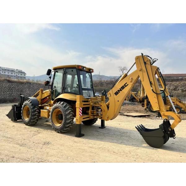 Wheeled ISO Certified Snsc 388 Loader 4X4 Backhoe Loader 2200r/Min with Front