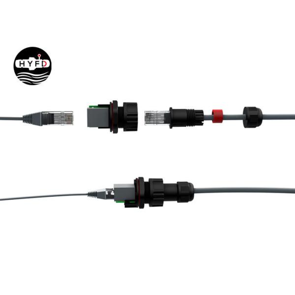 Quality IP68 8 Pin Cat5e 7.0mm Waterproof Rj45 Connector wholesale